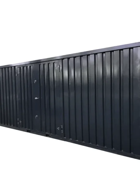 Contentor desmontável de 6 x 2 m – Porta dupla na lateral de 6 m