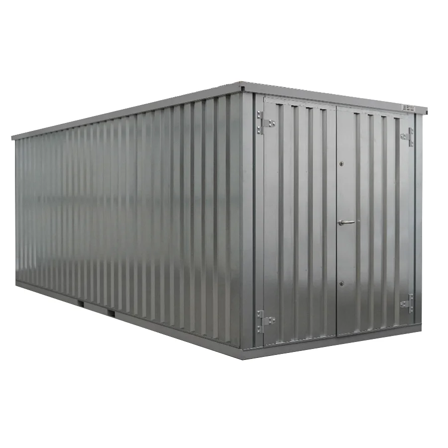 Contentor desmontável de 6 x 2 m – Porta dupla no lado curto