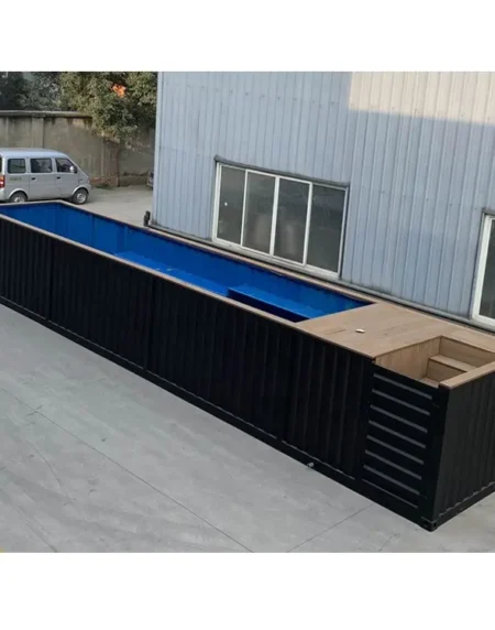 SP03 Contenedor de piscina com estrutura de aço galvanizado de 11,8 m