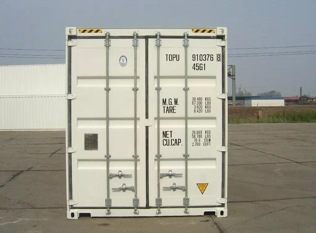 Contentor de transporte Hc branco de 40 pés - Image 3