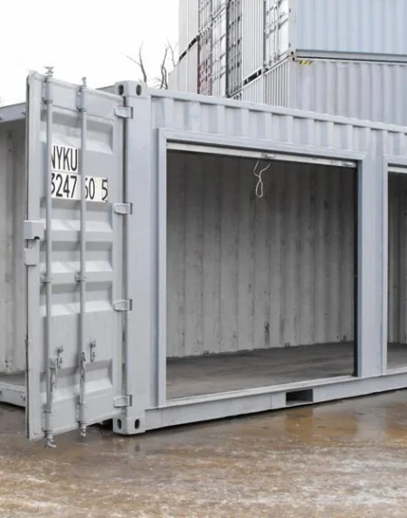 Contentor de 20 pés com 2 portas de enrolar 8