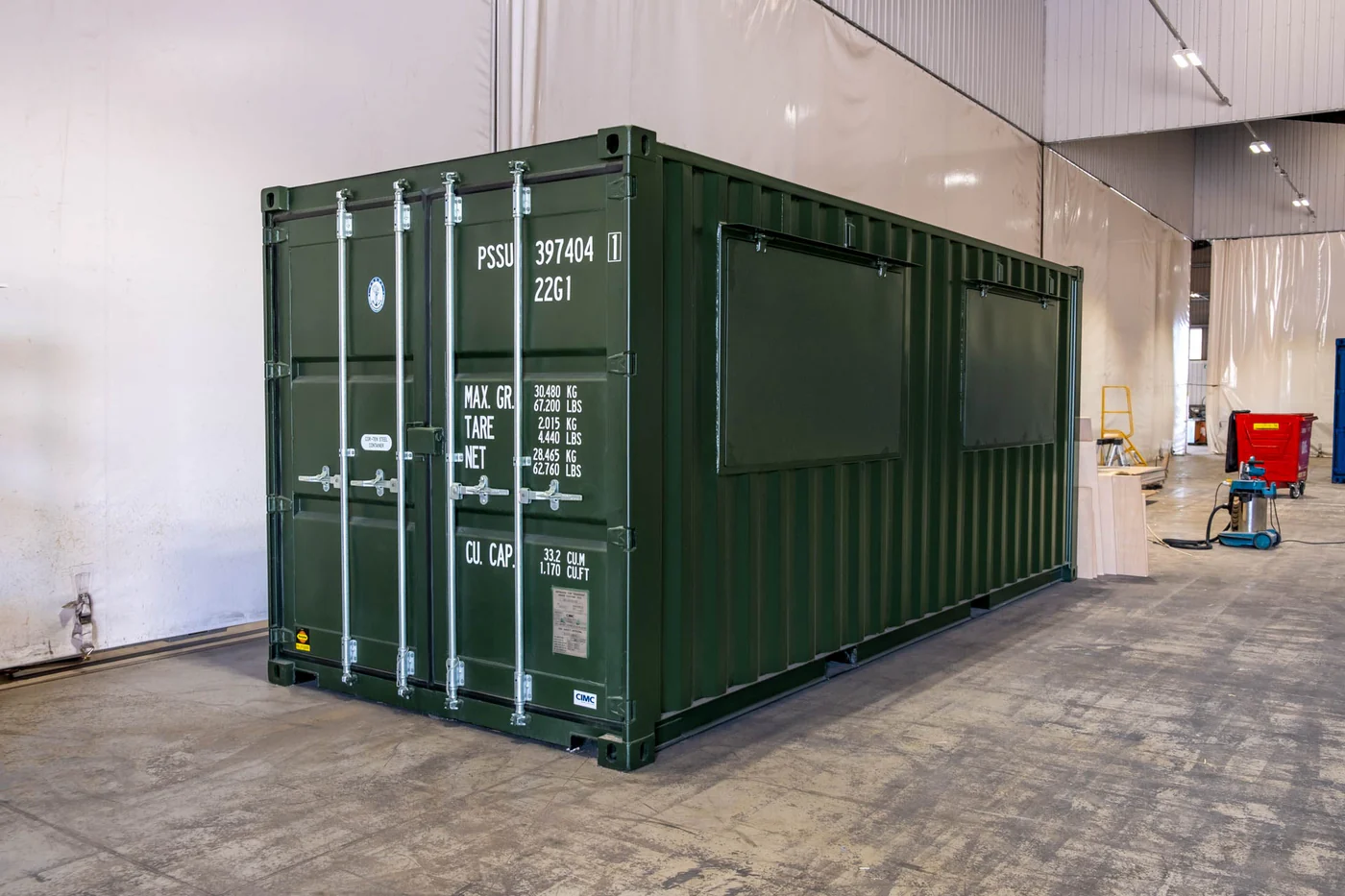 Container de 20 pés com escotilha de serviço dupla - Image 9