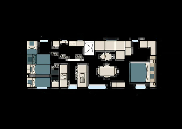 MOBIL HOME LOUISIANA PONANT (40M2) 3 QUARTOS - Image 2