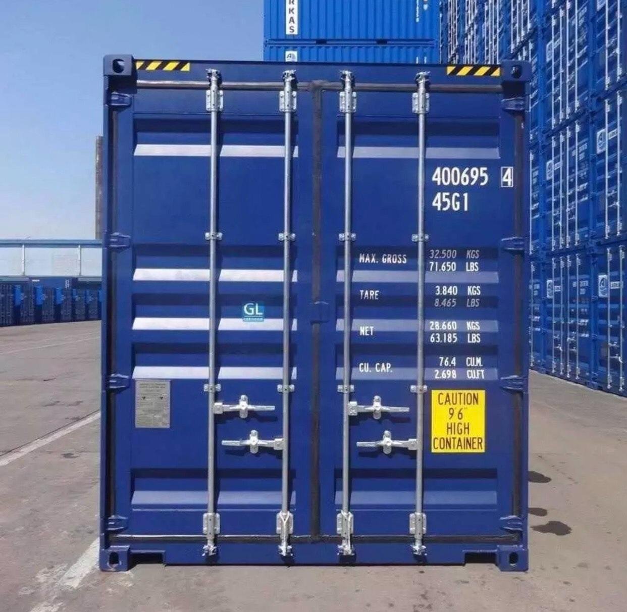 Contentor de transporte azul Hc de 40 pés - Image 2